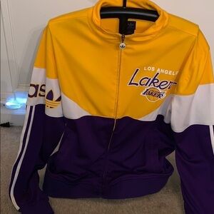 Adidas Los Angeles Lakers track jacket size-L